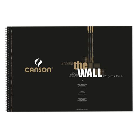 Blok do markerów Canson The Wall na spirali A3/30/220g - 2